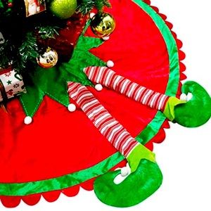 🎄Elf Christmas tree skirt